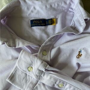 Ralph Lauren Men's Light Purple Casual Shirt